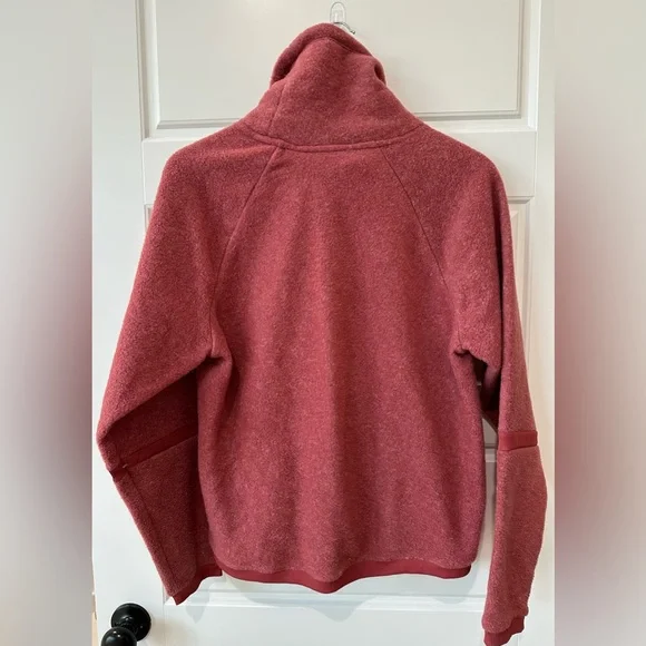 Nike Therma-FIT Mauve Cowl Neck Fleece Pullover Sportswear SMALL - Picture 2 of 4